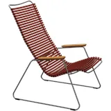 HOUE CLICK Relaxsessel Lounge Chair Bambusarmlehnen Stahlgestell