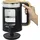Jocca Wasserkocher 1,8L, Nature-Line Schwarz, 360° Basis, Borosilikatglas,