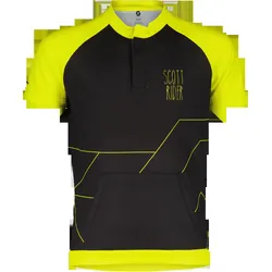 Scott Shirt Jr RC Team SS black/sulphur yellow (5024) M