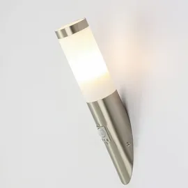 GLOBO Außenleuchte Edelstahl H 41,0 cm 2er Set silber