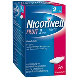 Nicotinell® Fruit 2mg–wirkstoffhaltige Kaugummis zur Raucherentwöhnung