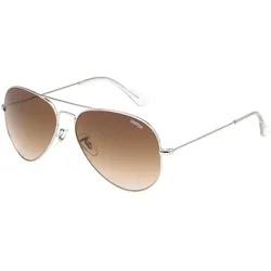 iVIATOR Sunglasses-Silver-125 Gradient Brown