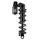 RockShox Vivid Coil Ultimate RC2T D1 Stoßdämpfer 55 mm Schwarz/Silber