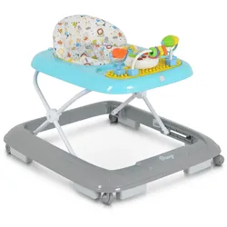Moni Lauflernhilfe Bravy mit Spielcenter, klappbar, Spielbrett, Musik, Stopper blau
