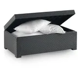 Gartenbox - Auflagenbox Diva Aus Polyrattan - Anthrazit
