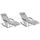 SoBuy Swingliege in Hellgrau - 150 x 63 x 87 cm