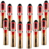 B1 Montageschaum 750ml, Brandschutzschaum schwer entflammbar, feuchtigkeitshärtend, PU Pistolenschaum, Montageschaum, Bauschaum, Füllschaum, Dämmschaum (12x Brandschutzschaum)