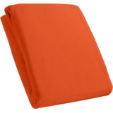 KUM Spannbettlaken »Mikrofaser-Fleece Spannbetttuch«, orange