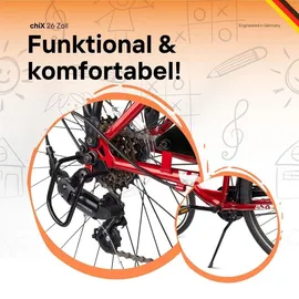 S'cool chiX K6 26 Zoll rot