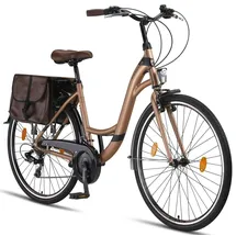 licorne bike gmbh Stella Plus 28 Zoll RH 0 cm Unisex gold