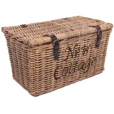 Vintage-Line Korbtruhe New Cottage Korb Rattan Rattankorb Naturrrattan Geflecht (S)