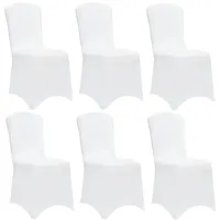 DETEX DETEX® 6er Set Stretch Hussen Weiß ÖKO-TEX® Zertifiziert