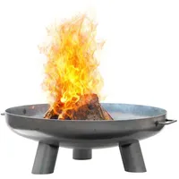 Czaja Feuerschale Edelstahl Feuerschale 60 cm Coburg, absolut Rostfrei, großes Volumen