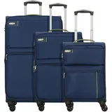 d & n Travel Line 6704 Koffer-Set 3-tlg. blau