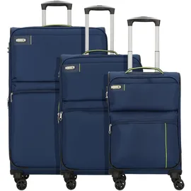 d & n Travel Line 6704 Koffer-Set 3-tlg. blau
