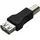 goobay USB-A auf USB-B Adapter Schwarz