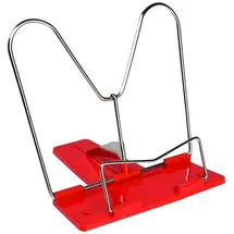 IDENA Buchstütze Metall rot 1 St.