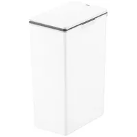 Proregal Moderner Abfalleimer 40 l Weiß