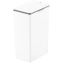 Proregal Moderner Abfalleimer 40 l Weiß
