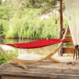 Konsimo Lenger Hängematte, Rot, - Konsimo®