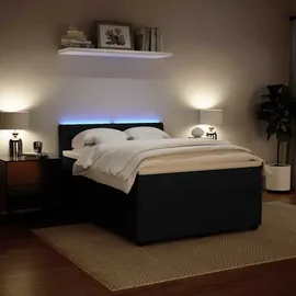 vidaXL Boxspringbett 160 x 200 cm Schwarz