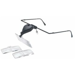 LED Lupenbrille 1,5 / 2,5 / 3,5-fache Vergrößerung