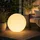 satisfire Kugelleuchte Kunststoff 50 cm E27 Fassung 1x LED warmweiß weiß