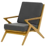 JV Möbel JVmoebel Gartenstuhl Robuster Sessel 1 x 1 x 1 cm beige/braun/grau