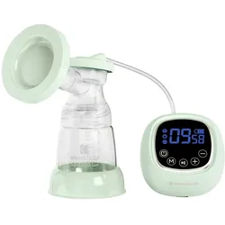 Kikkaboo elektrische Milchpumpe Rhea Nippelset 180ml Flaschenvolumen Touchscreen grün