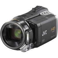 JVC GZ-HM400 Full-HD Camcorder (SD/SDHC-Card, 32 GB interner Speicher, 10-Fach Opt. Zoom, 9 Megapixel Fotofunktion, 7,1 cm (2,8 Zoll) Display) schwarz