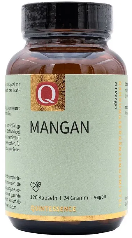 Quintessence Mangan 120 Kapseln - 5 mg Mangan 24 g