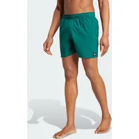 Adidas Solid CLX Short-Length Badeshorts Collegiate Green / Black XS