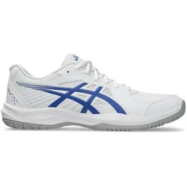 Asics Tennisschuh ASICS "COURT SLIDE 4", Herren, Gr. 45, weiß (weiß, schwarz cobalt), Synthetik, Schuhe, Multicourt-Schuhe