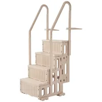 Vevor Schwimmbadleiter Taupe 122–137 cm