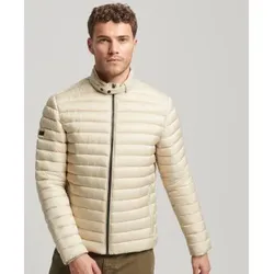 Superdry für Herren. M5011785A Leichte beigefarbene Steppjacke (XXL), Lässig, Nylon, Nachhaltig
