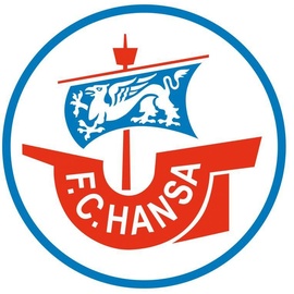 wall-art Wandtattoo »Fußball Hansa Rostock Logo«, (1 St.), bunt