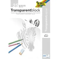 Folia Transparentpapier 80 g/qm 25 Blatt