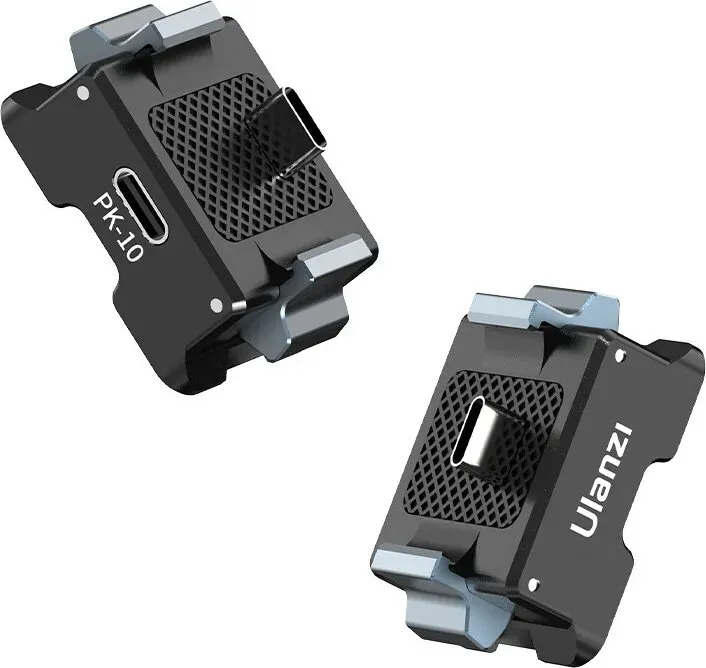 ULANZI PK-10 Schnellwechsel-Verlängerungsadapter für DJI Osmo Pocket 3 – USB-C-Schnellladung, kompatibel mit GoPro/Arca/1/4