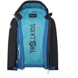 TROLLKIDS Regenjacke Telemark Blau 110