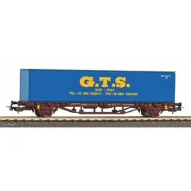 PIKO Containertragwagen 1x40' Container G.T.S, FS, Ep. V 27700 H0