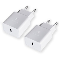 USB C Ladegerät Stecker (2 Stücke), 15W Schnellladegerät Typ C Handy Netzteil, Ladeadapter für Samsung Galaxy S8,S8+,S9,S9 Plus,S10,S10 Plus,S10e,A50,A51,A34,A20,A20e,Z Flip 3,Z Fold 2 5G