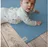 SanoSoft Krabbelmatte - OEKO-TEX® Hellblau | Gr.: 100 x 180 cm