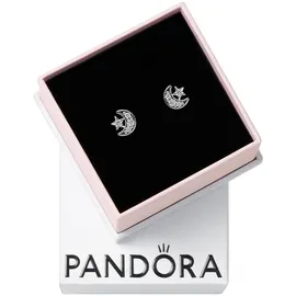 Pandora Funkelnde Mond & Stern Ohrringe 292990C01