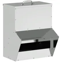 vidaXL Hühnerfütterer Silber 35 X 30,5 X 43,5 Cm Verzinkter Stahl Vidaxl