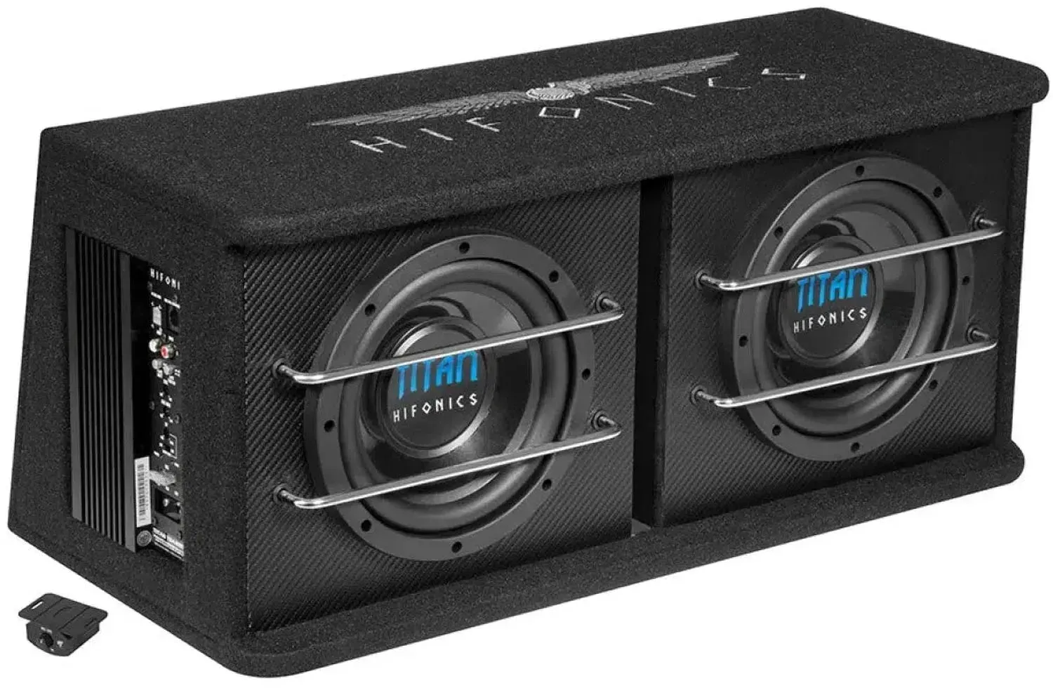 Hifonics Titan TDA-200R (Actief) 8 Inch Actieve Behuizingssubwoofer