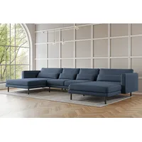 Fun Möbel Wohnlandschaft U-Form Sofa AGADA in Stoff Verita
