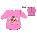 COFI 1453 Surprise Kinderschürze Bunte Schürze  kleine Künstler und Hobbyköche in Rosa | Gr.: XS