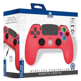 Trade Invaders Freaks and Geeks Wireless Controller Rot PS4