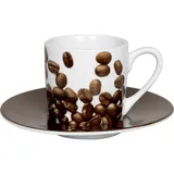 Könitz 6x Könitz Espressotasse 'Coffee Beans', (85 ml, 1 x)