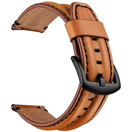 system-s Armband flexibel aus Silikon 20mm für Samsung Galaxy Watch 4 Smartwatch Braun
